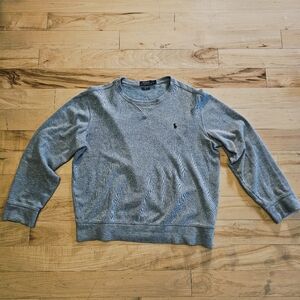 Ralph Lauren Purple Label estate rib small grey sweater